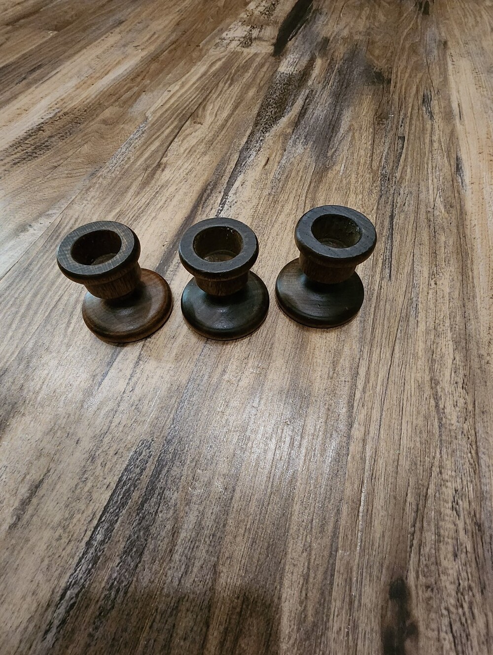 Wooden Candle Holders